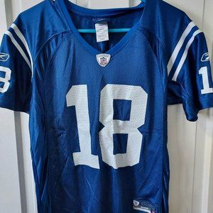 Reebok NFL Peyton Manning Jersey Womens sz M Indiana Colts Superbowl